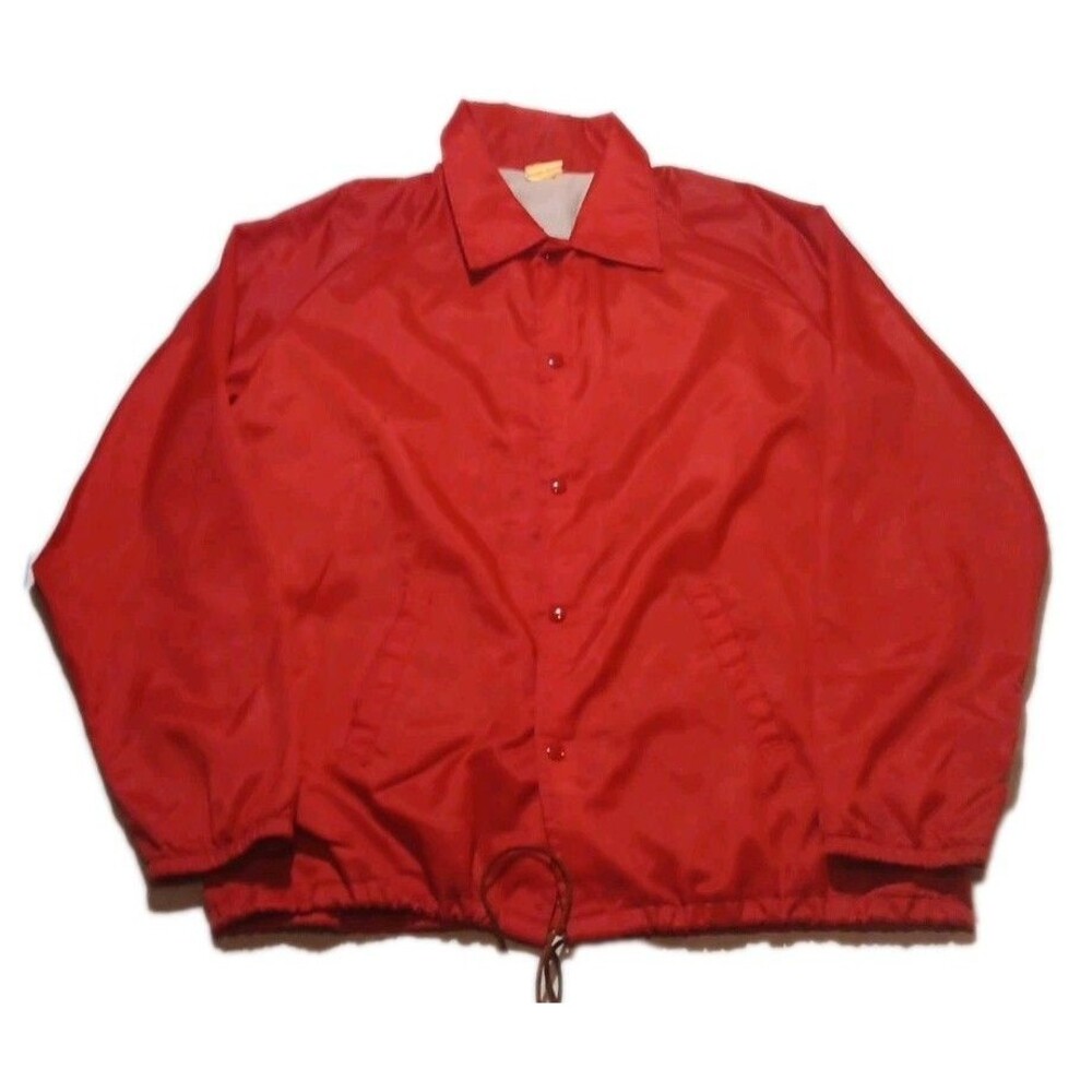 Vintage 80s Chalkline Ranger Boats Flippin Arkansas Satin Jacket Retro MiUSA - Picture 2 of 7